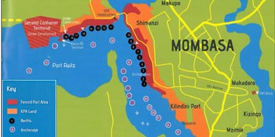 Карта момбаса Кения